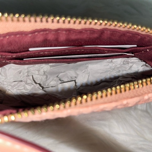 Coach Pink Woven Crossbody Bag - Picture 5 of 5